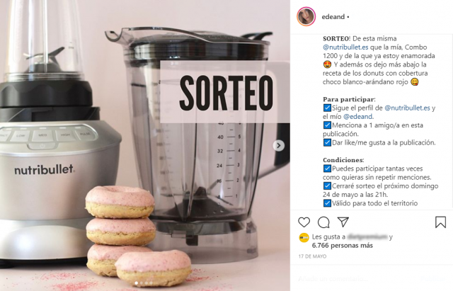 sorteo en instagram con influencers sorteo en instagram con influencers